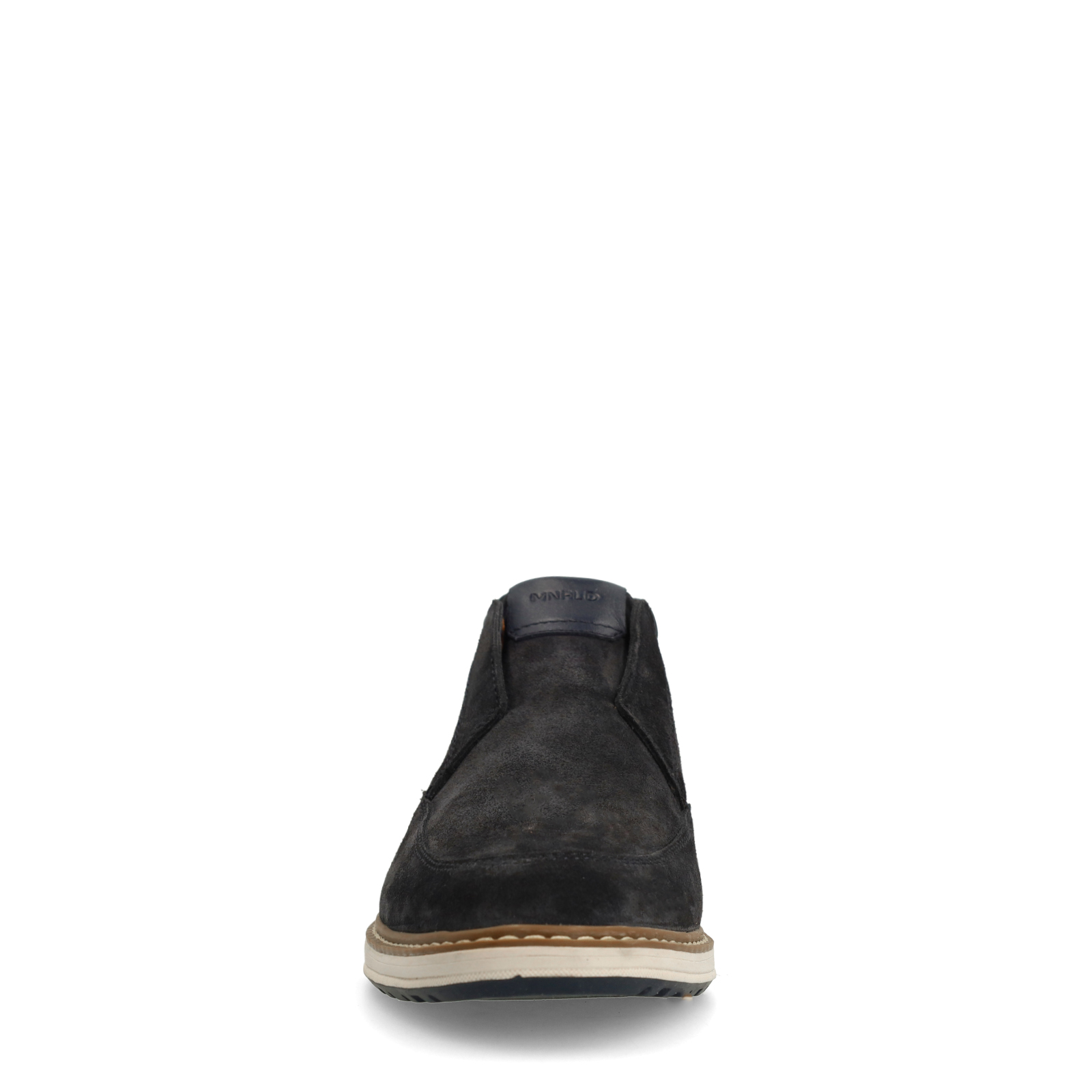 Donkerblauwe suède chelsea boots