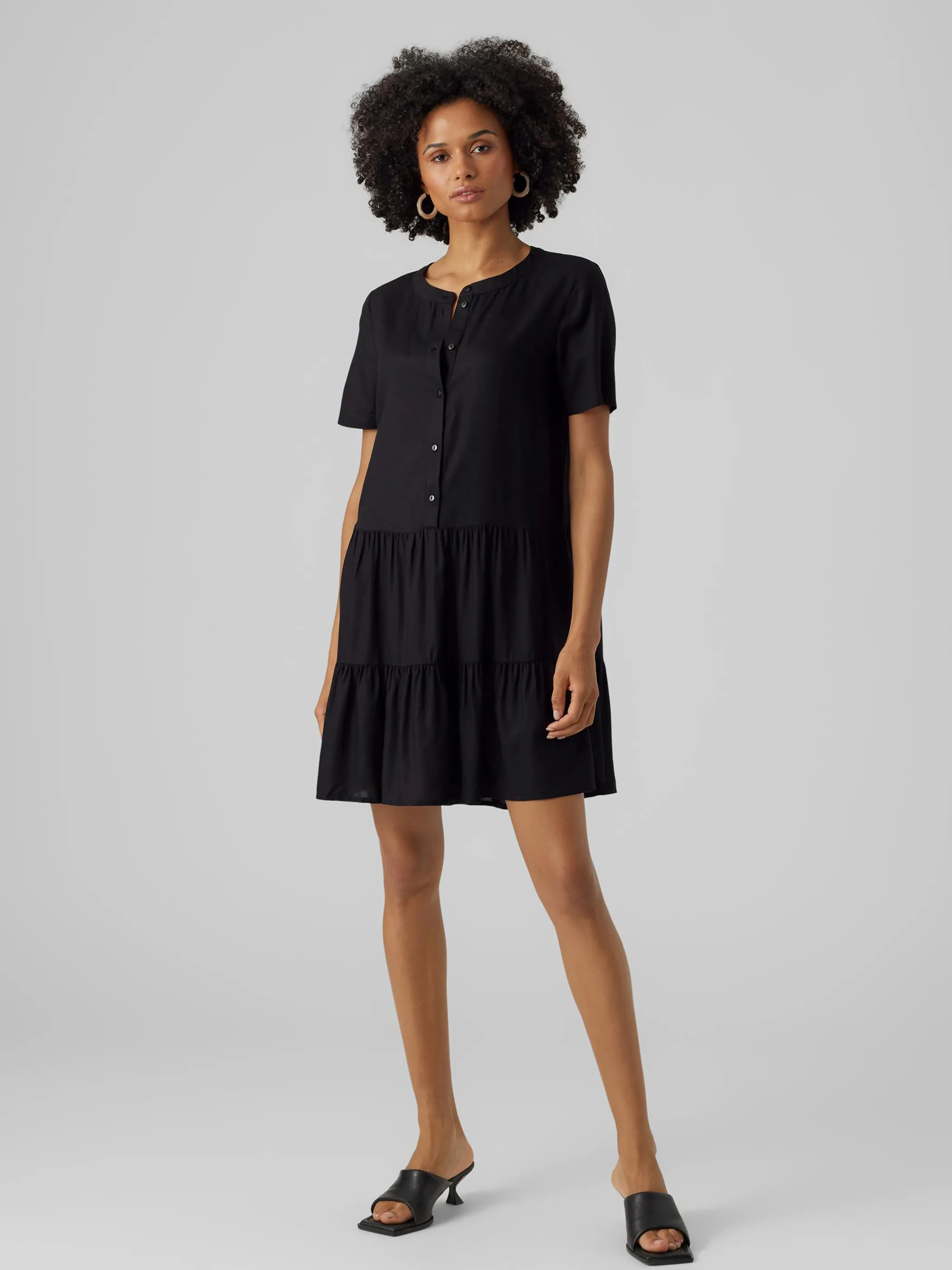 Vero Moda VMBUMPY SS SHORT DRES Kleid