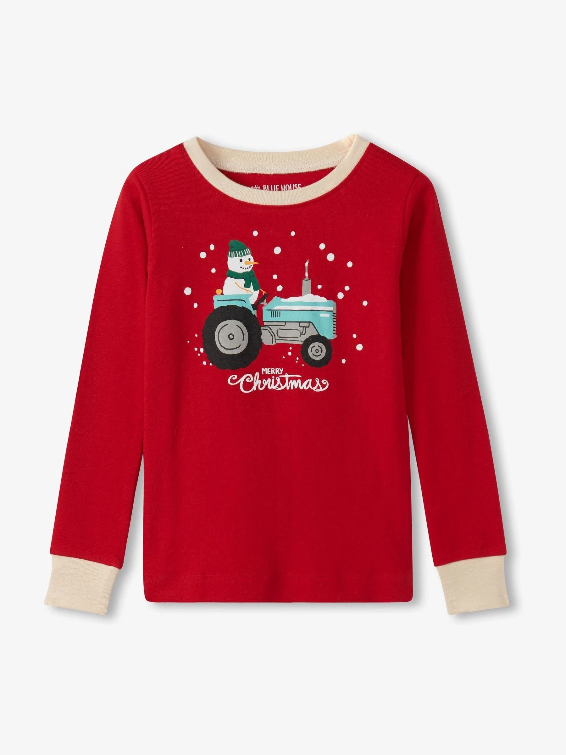 Hatley Natural Christmas Farm Pyjamas Set