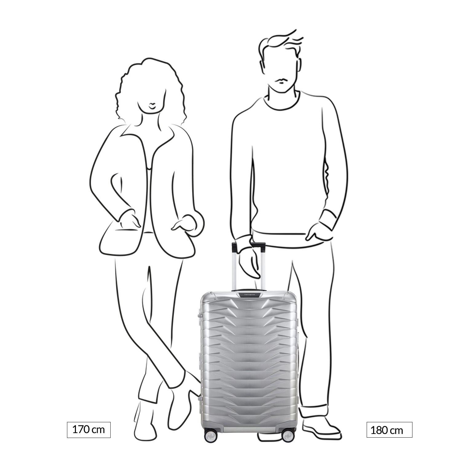 Samsonite Proxis Alu Spinner 69 aluminium