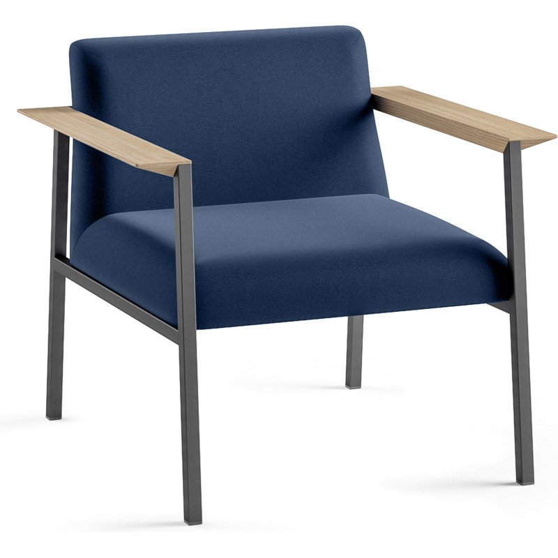 Fauteuil Vado piètement anthracite
