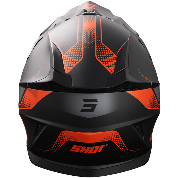 Shot - Casque Pulse Edge Noir / Orange / Mat