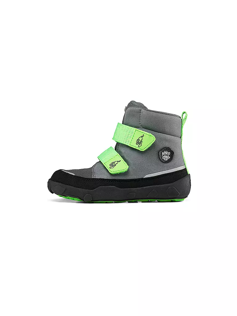 AFFENZAHN Kinder Winterstiefel VEGAN COMFY Panther schwarz