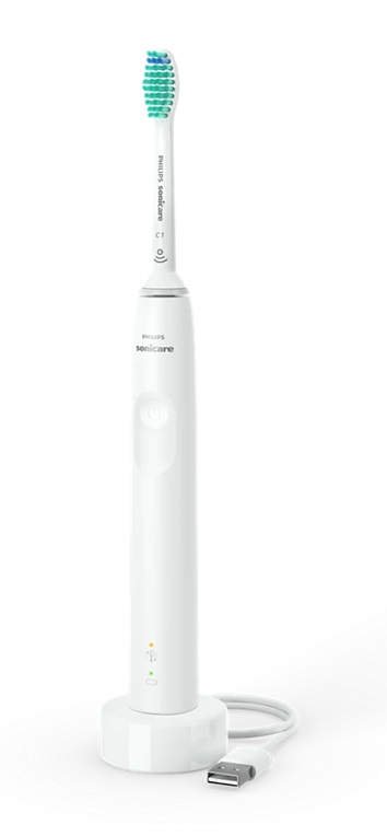 PHILIPS Sonicare 3100 elektrische Schallzahnbürste<br>1 Stück, Reiseetui weiss