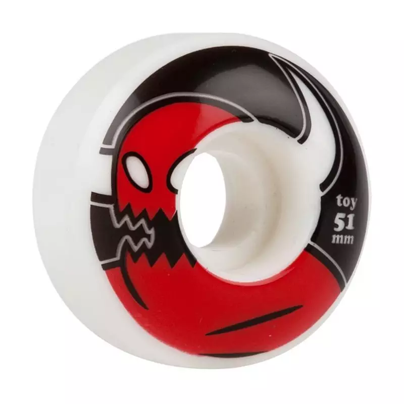 Roues skate TOY MACHINE (x4) Monster Blanc 100A 51mm