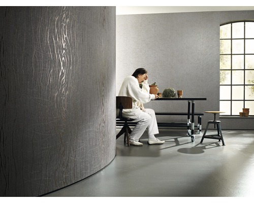 Vliesbehang 53302 Colani VISIONS effen grijs