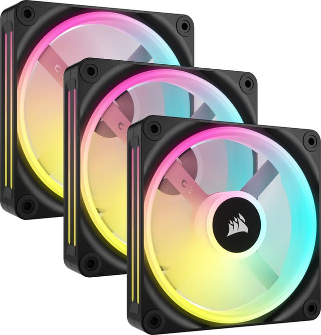 Corsair iCUE LINK QX120 RGB 120mm PWM-blæser startsæt(3-pakke)