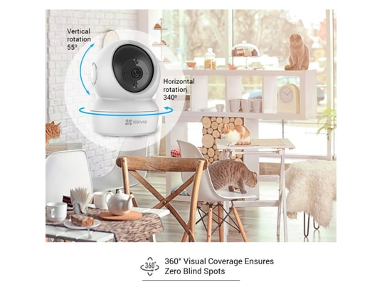 EZVIZ - Caméra de surveillance EZVIZ C6N - Caméra sans fil motorisée 1080p