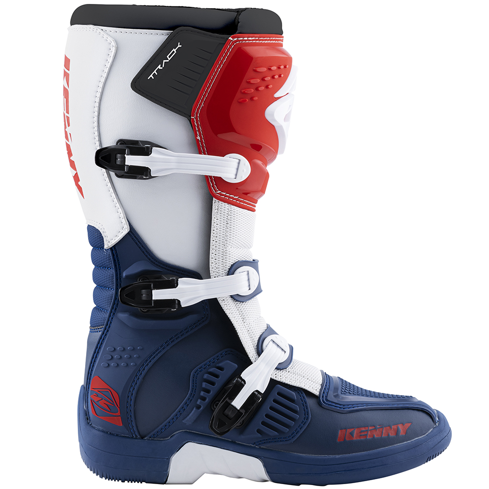 Kenny - Bottes Track Navy / Blanc / Rouge