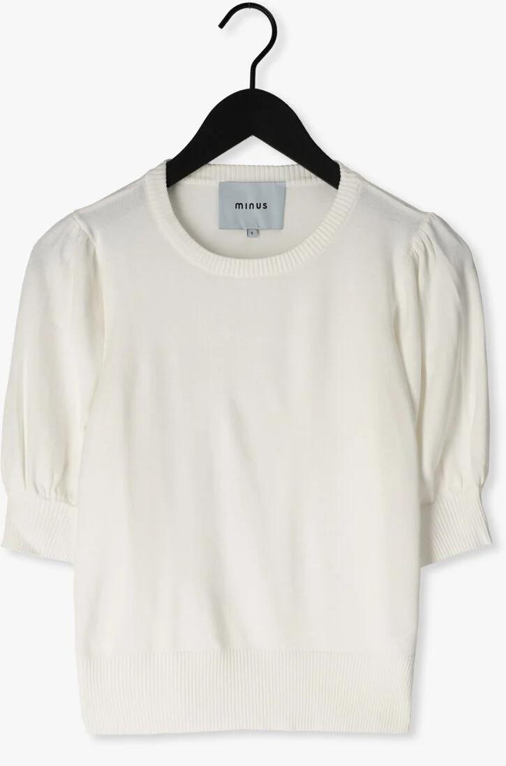 MINUS gebroken wit minus top liva knit tee