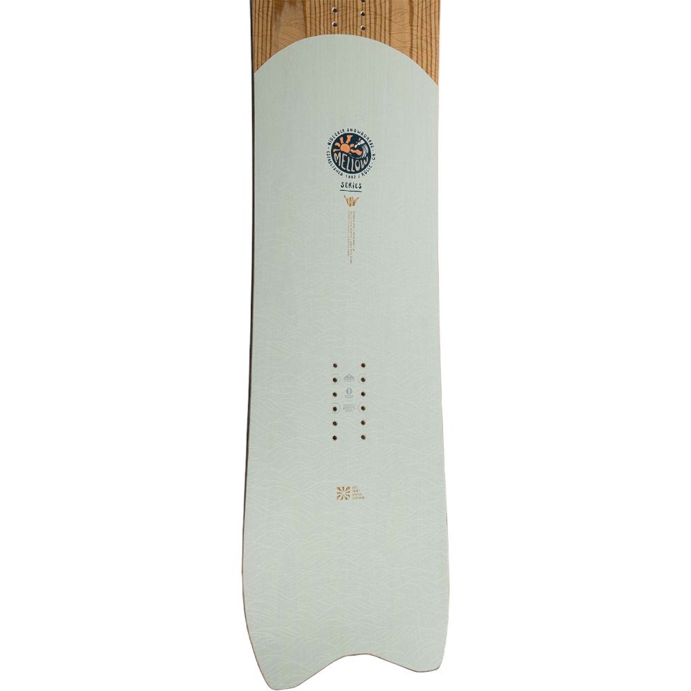 Nidecker MELLOW - Snowboard all mountain Homme white/beige/orange/black