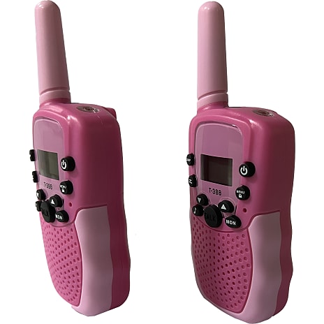 Walkie talkie sæt - lyserød