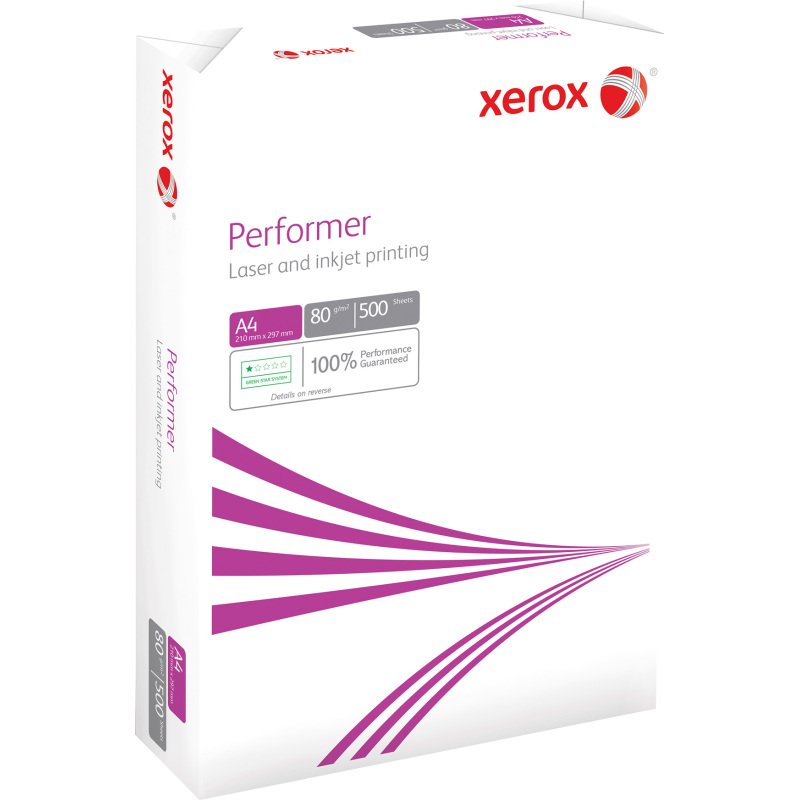 Papier A4 blanc 80 g Xerox Performer - Ramette de 500 feuilles - vendu à la palette