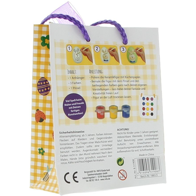 Besttoy - Keramik Osterhasenanhänger - Malset