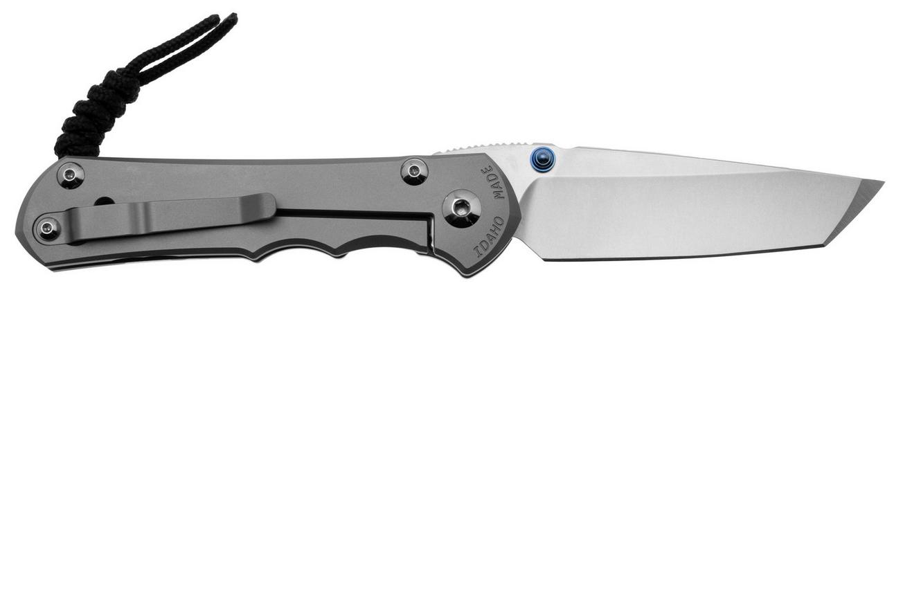 Chris Reeve Large Inkosi LIN-1130 MagnaCut Tanto, Plain, Glass Blasted, zakmes