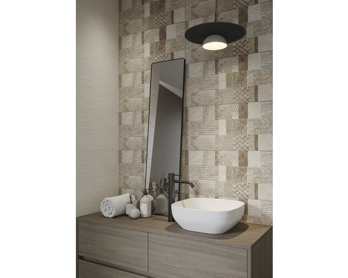 Steengoed decoratieve tegel Saragossa Bruin 29,8 x 59,8 x 0,8 cm satijnen afwerking (lappato)