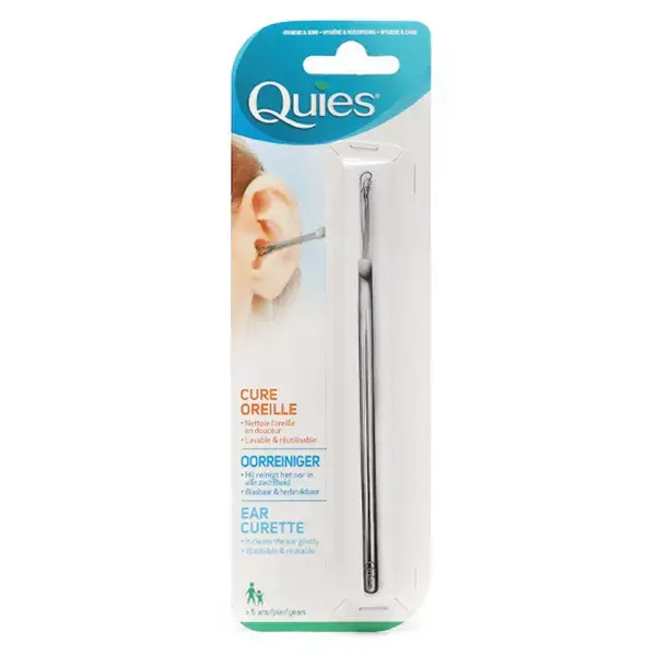 Palitos de ouvido Quies com 3 argolas de aço