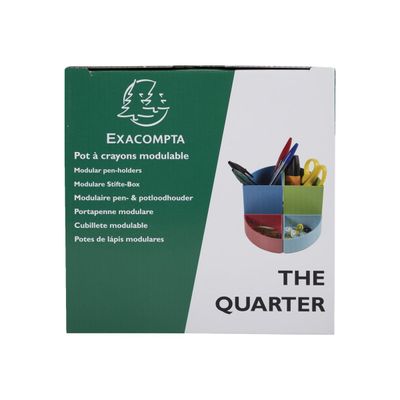 Exacompta The Quarter Aquarel - Pot à crayons modulable