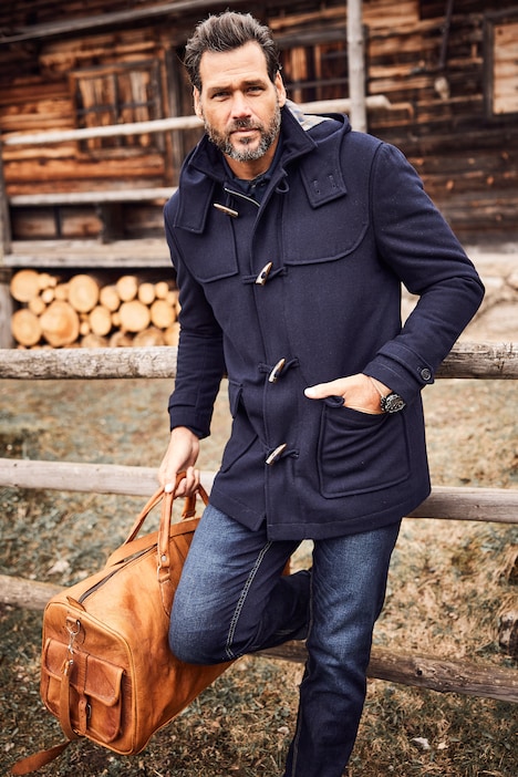 Dufflecoat, wasserabweisend, Knebel Knöpfe, bis 8 XL