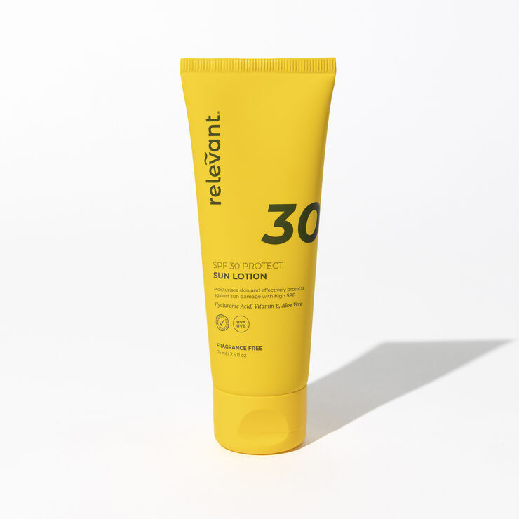 Relevant SPF30 Protect Sun Lotion Travel Size Fragrance Free