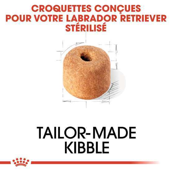Croquettes chien Labrador Sterilised plus de 15 mois 12kg