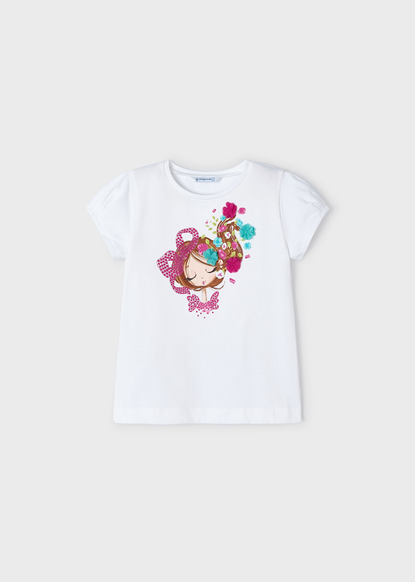 Camiseta estampada Better Cotton para meninas