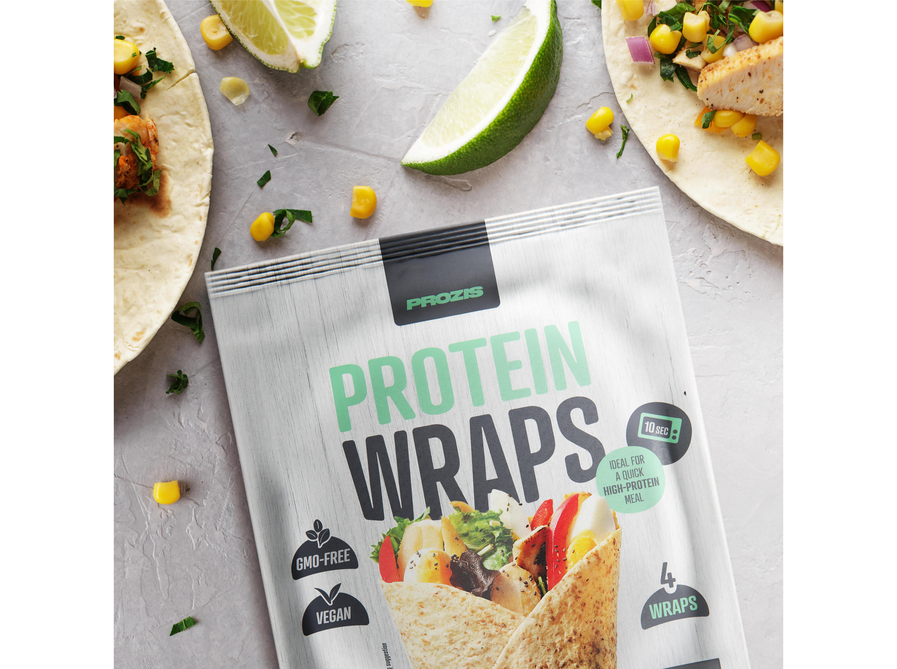 WRAPS PROZIS PROTEICOS 280G (4X70G)