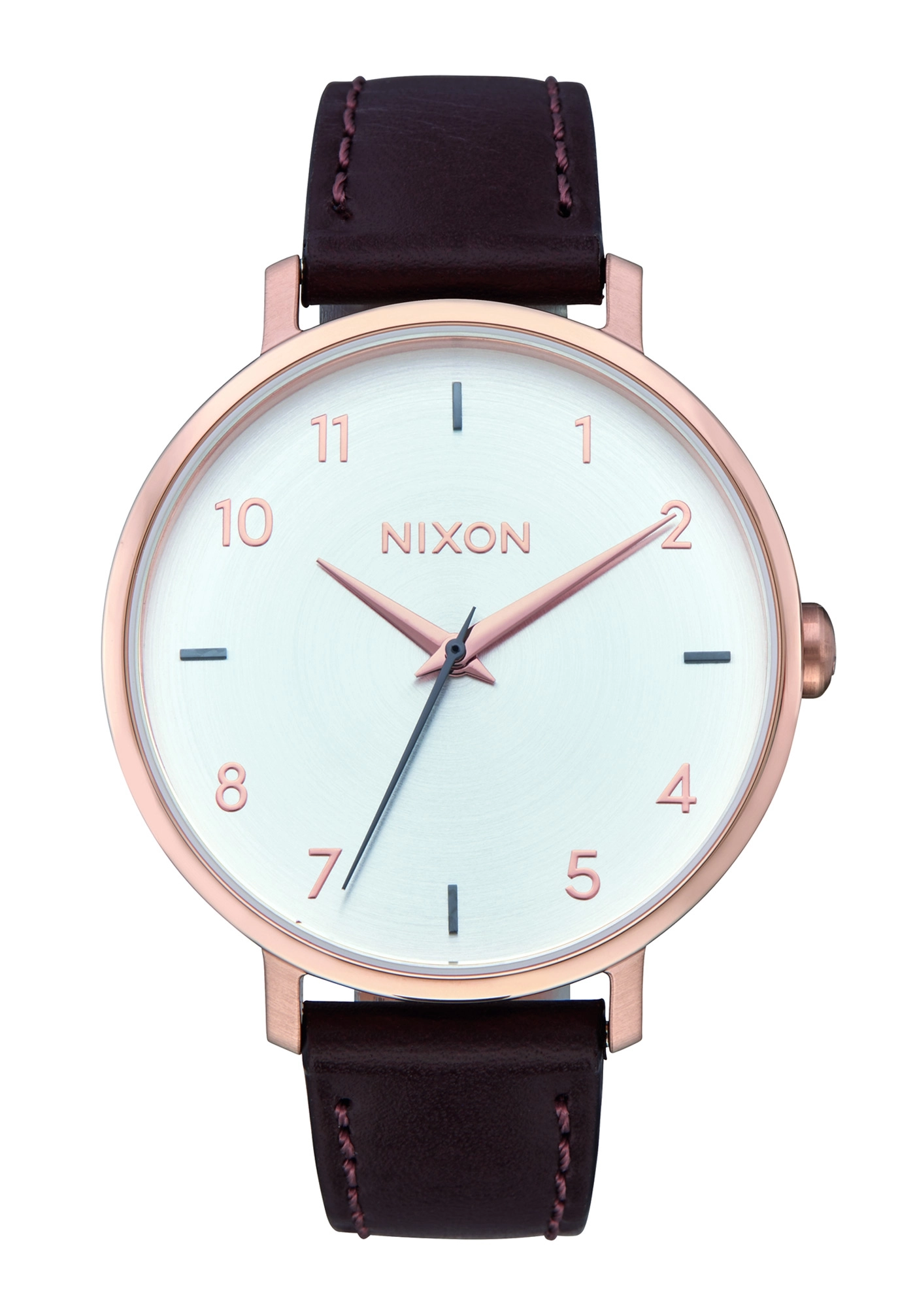 Nixon The Arrow Leather Rose Gold / Silver A1091-2369