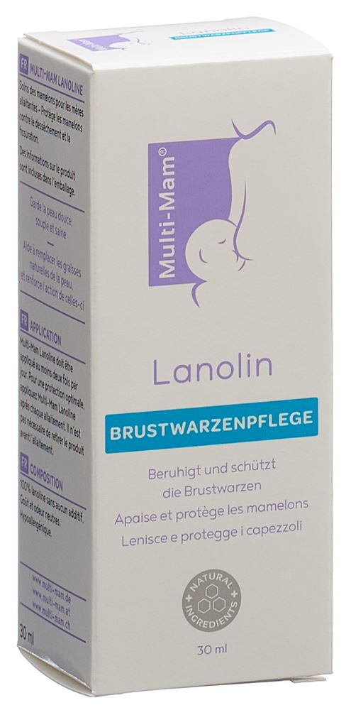 MULTI-MAM Lanolin Brust-Salbe<br>30 ml, Tube, Creme
