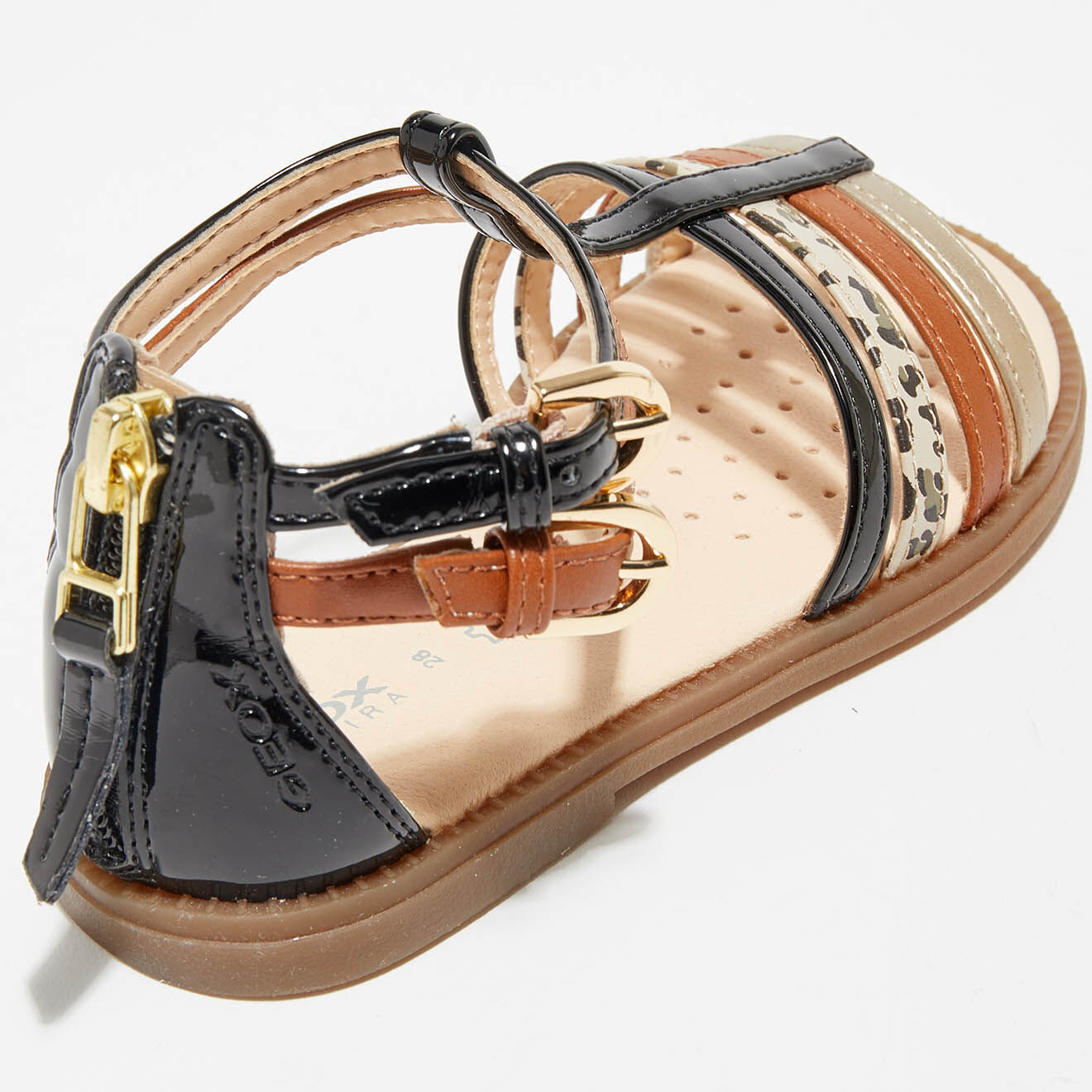 Geox Sandales Karly noir/marron