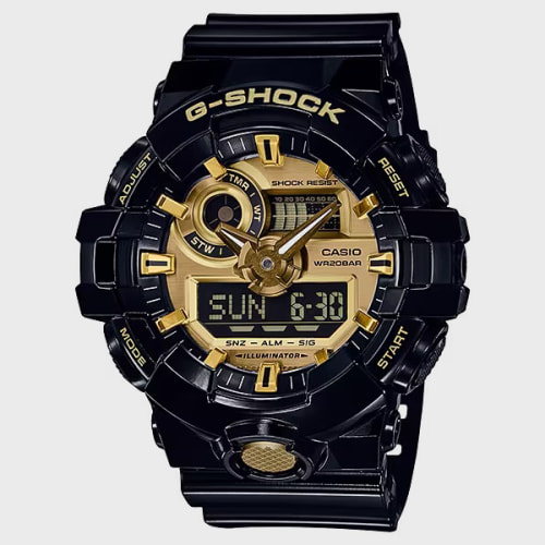 Montre G-Shock GA-710GB-1AER Noir Doré