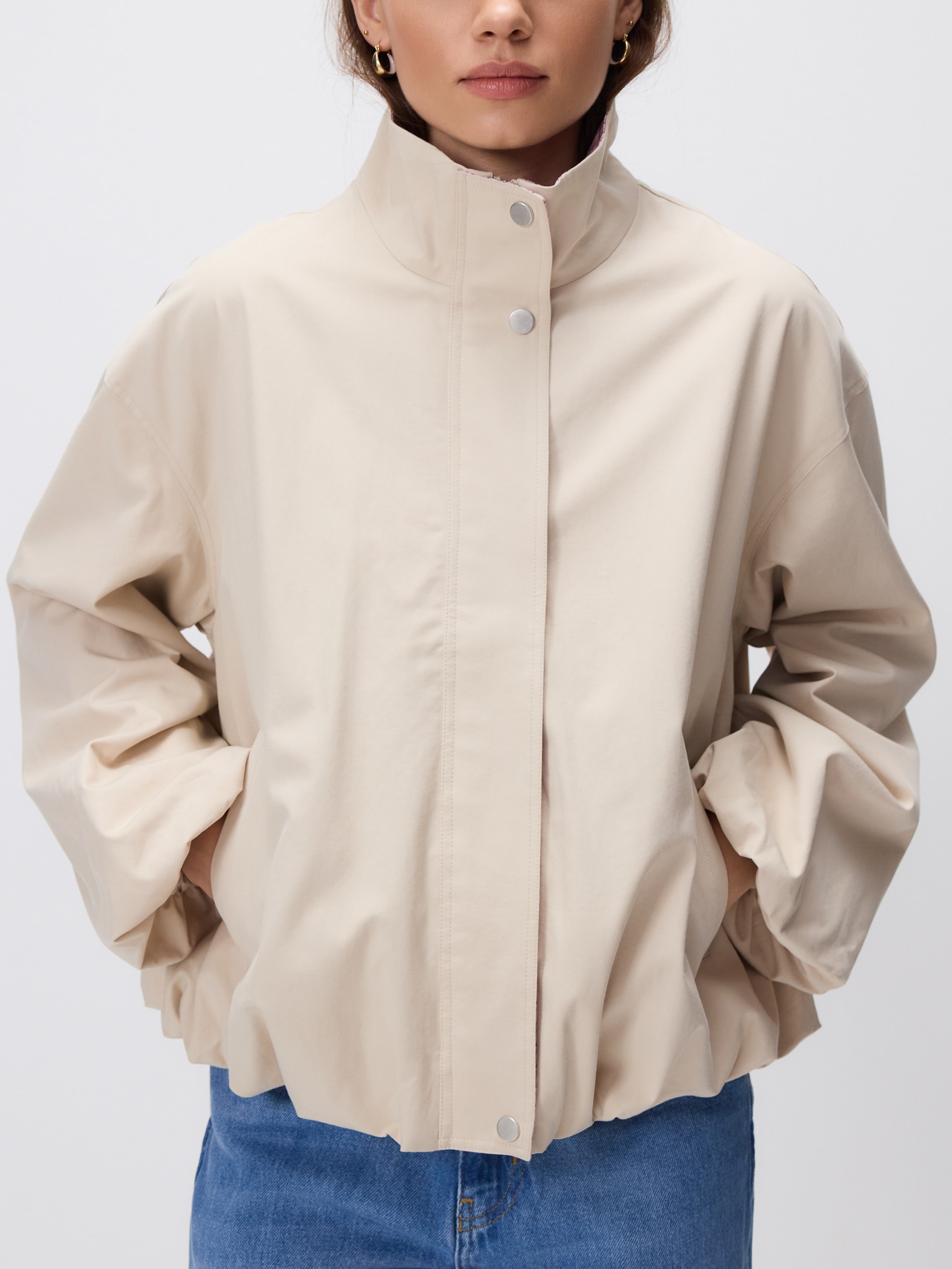 Jacke im Boxy-Fit