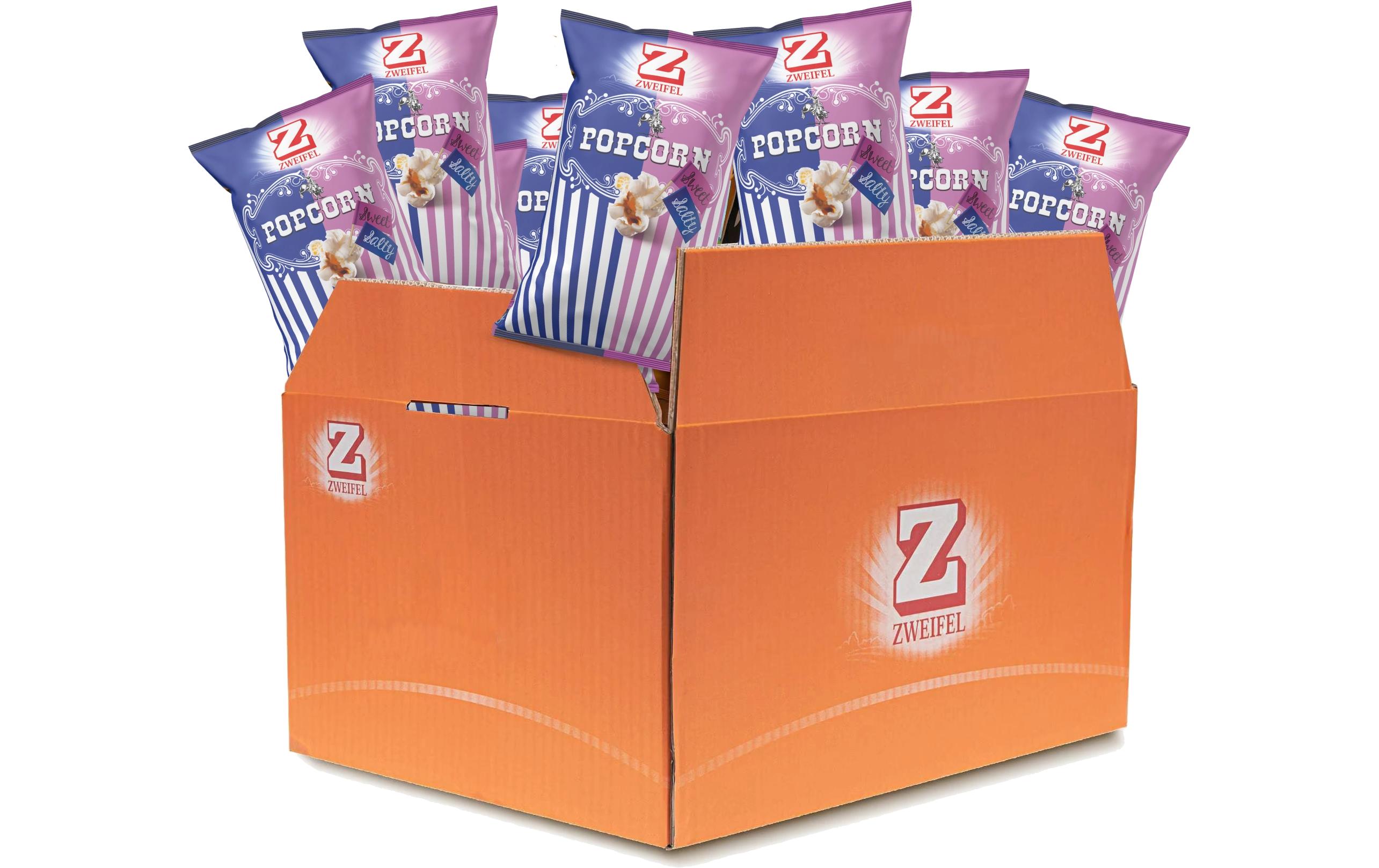 Popcorn Sweet & Salty 10 x 100 gGepuffte Maiskörner mit süss-salzigem Geschmack