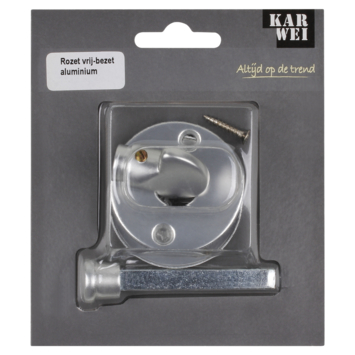 KARWEI vrij-bezet rozet rond aluminium