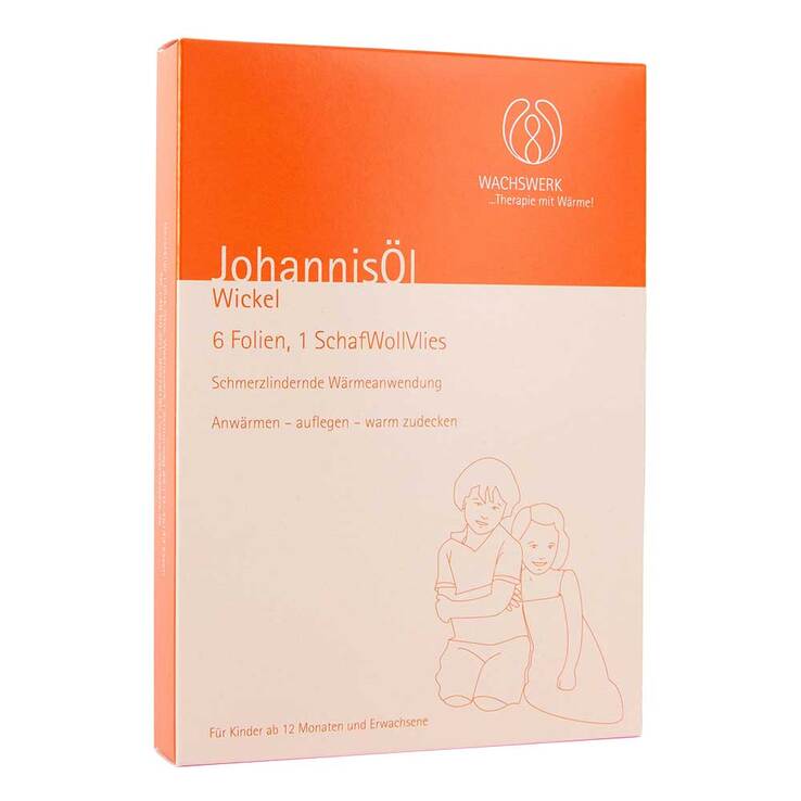 Johannisöl Kompresse 15x21 cm Folie, 6 St