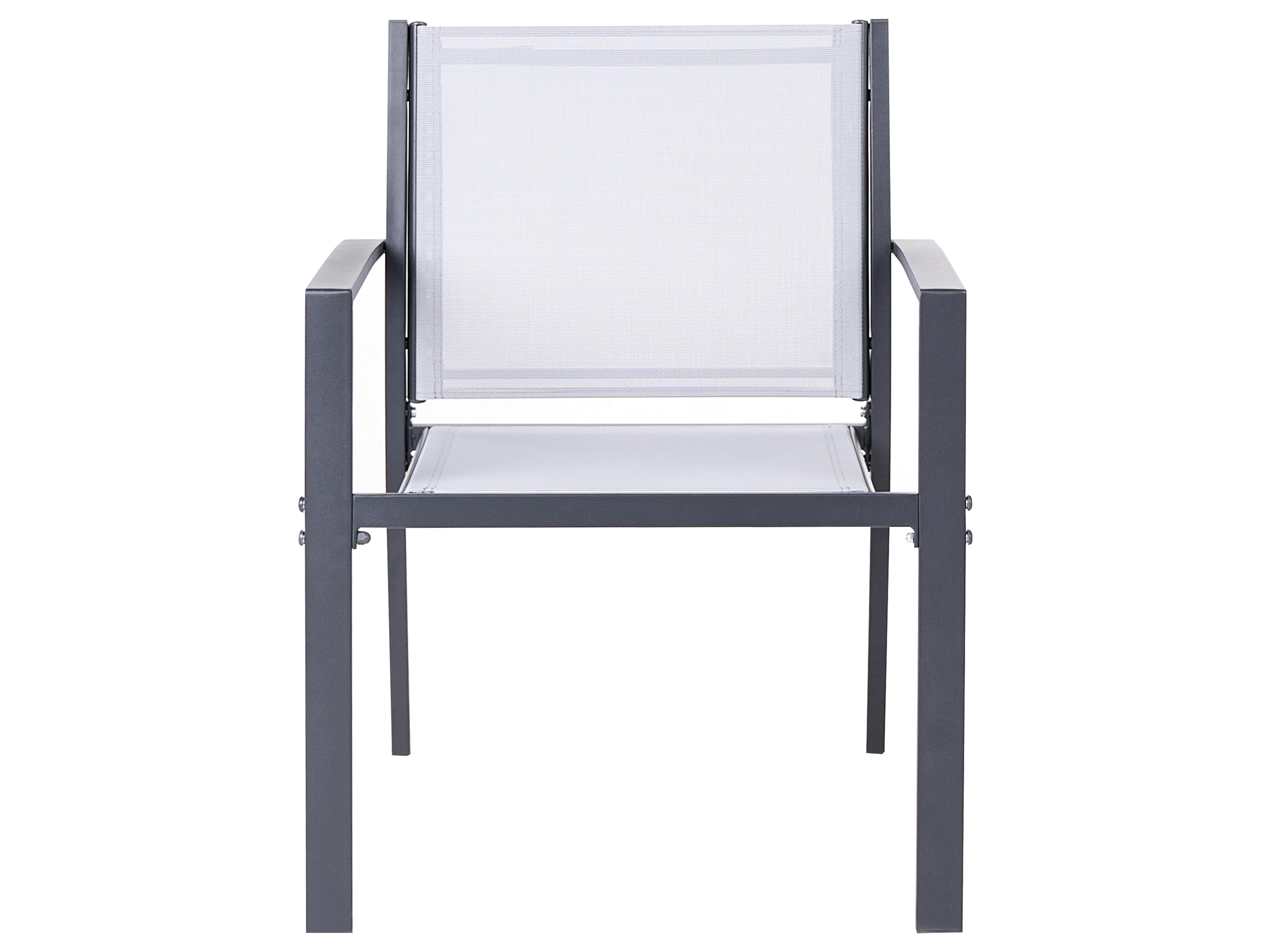 Loungeset met tafel 4-zits TAVOLETO Metaal Grijs