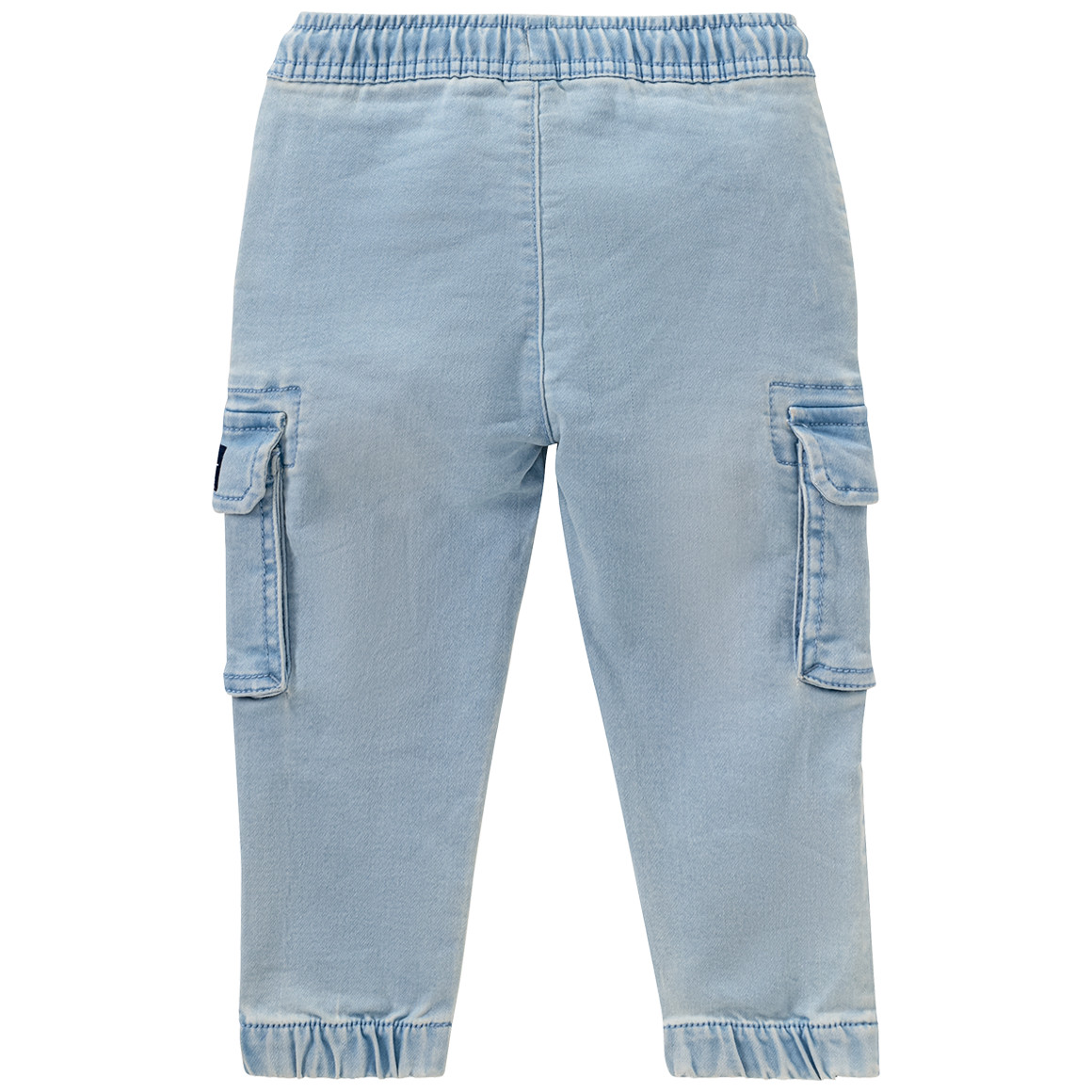 Topomini Baby Cargo-Jeans mit Stretch hellblau