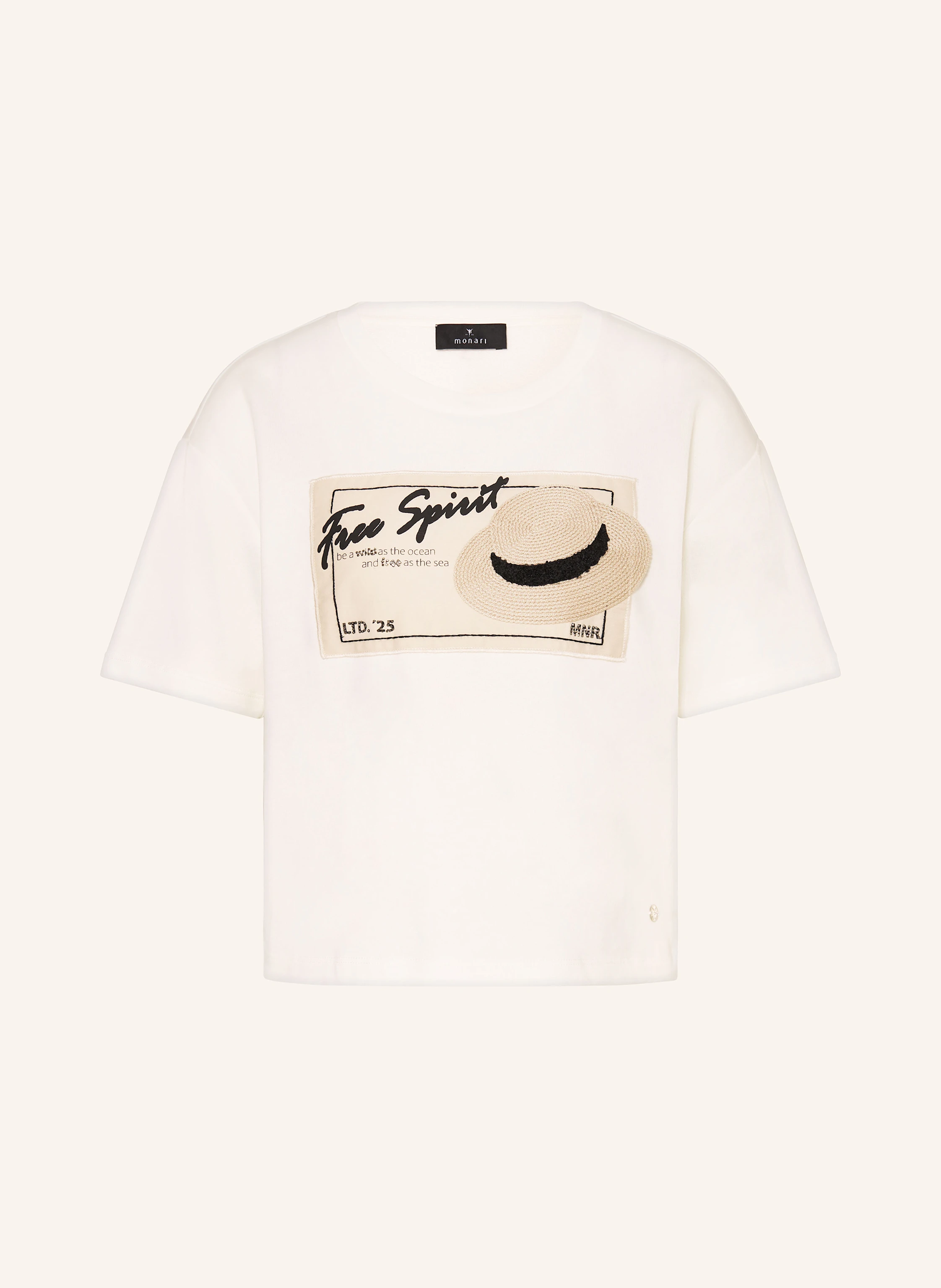 monari Sweatshirt mit Schmucksteinen