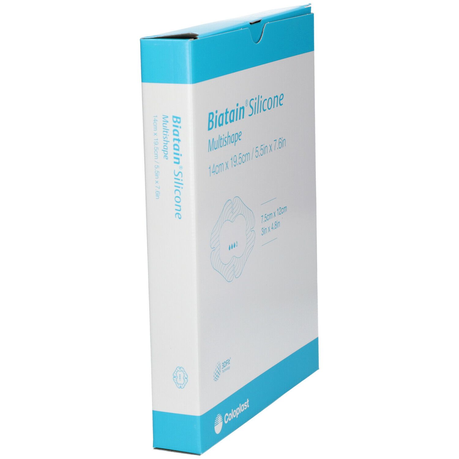 BIATAIN® Silicone Schaumverband 14 x 19,5 cm