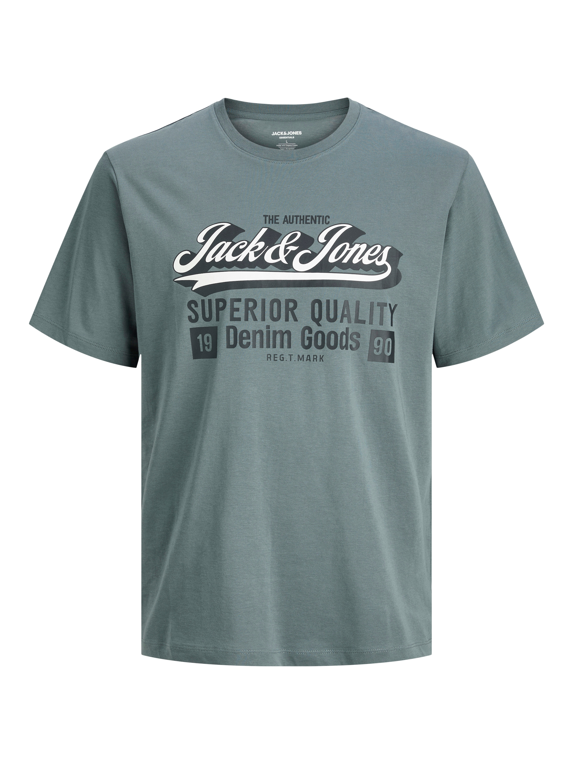 Jack & Jones PlusSize T-Shirt »JJELOGO TEE SS 2 COL AW25 3PK MP PLS«, 3 Stk.