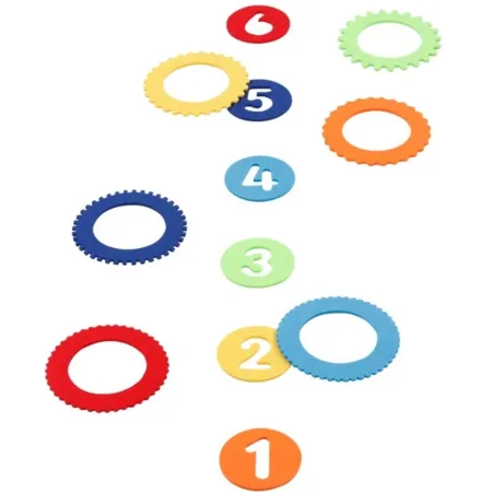 goki Ringwurfspiel mit 6 Filzringen
