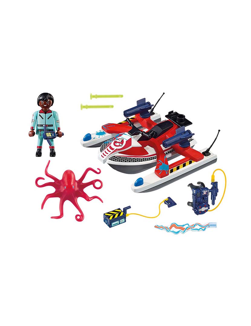 Playmobil Ghostbusters Zeddemore with Jet Ski