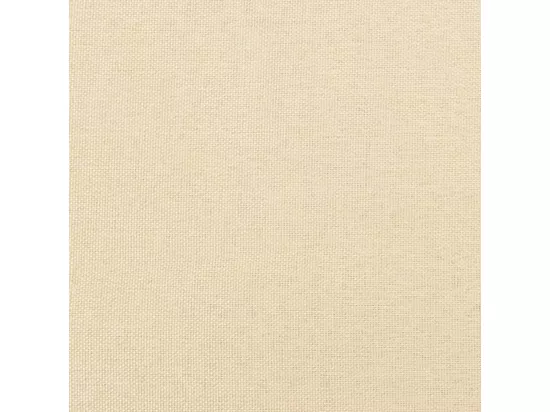 Chaise à bascule Blanc crème Tissu