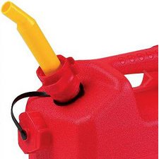 Jerrican plastique hydrocarbures - 10 L - rouge