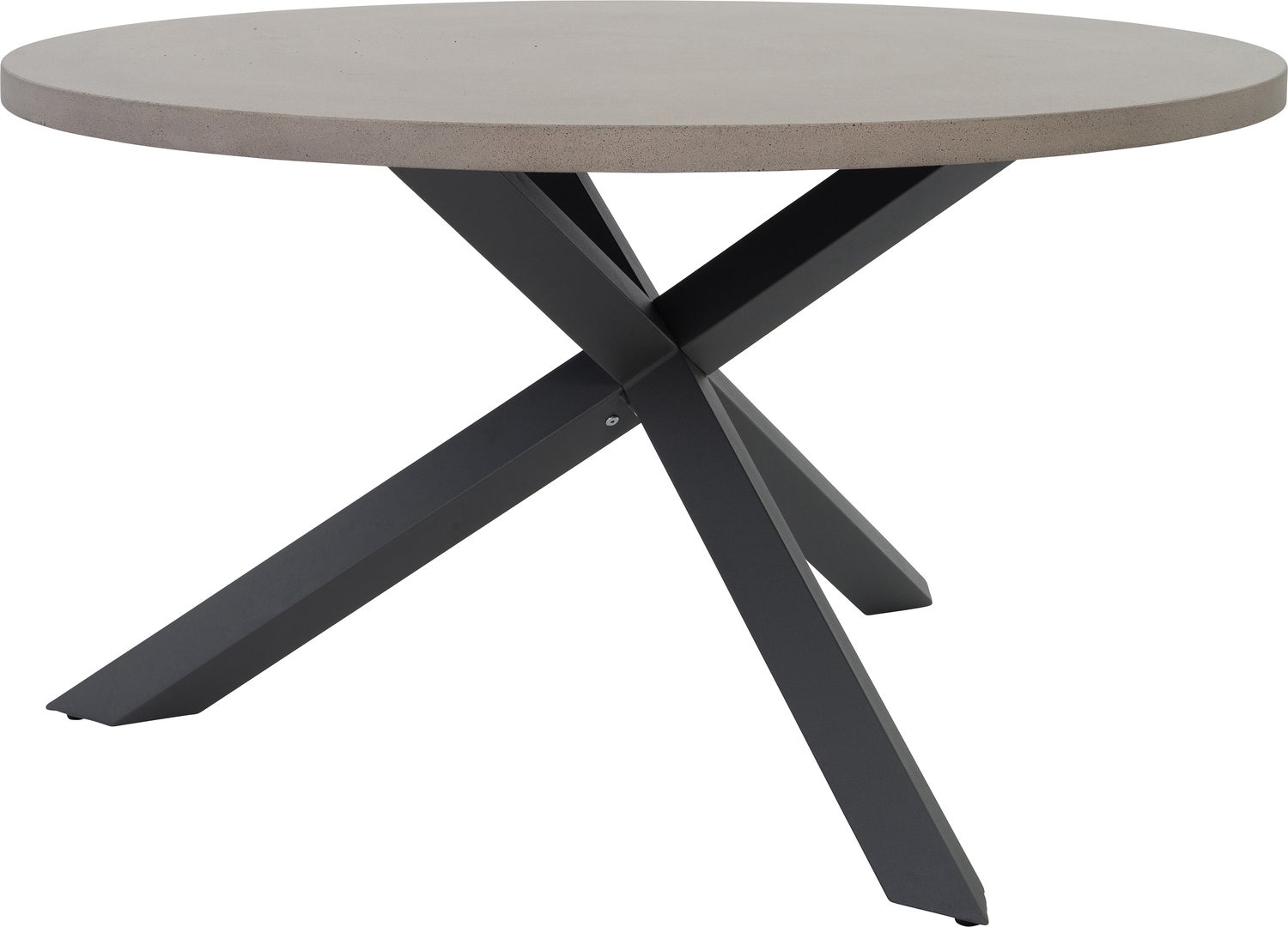 Intratuin eettafel Wout grijs D 135 H 76 cm