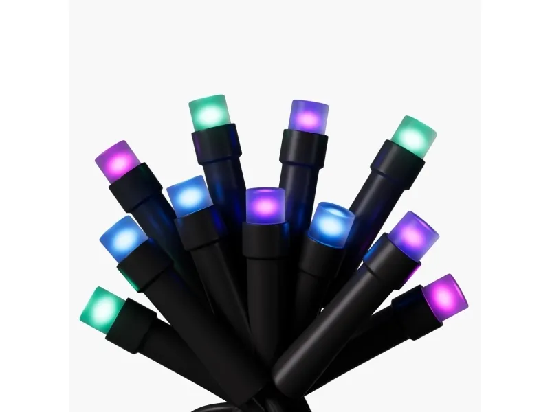Nanoleaf Smart Holiday - Kædelys - LED - 18 W - 16 millioner farver/tunebar hvid - 2700-6500 K - sort