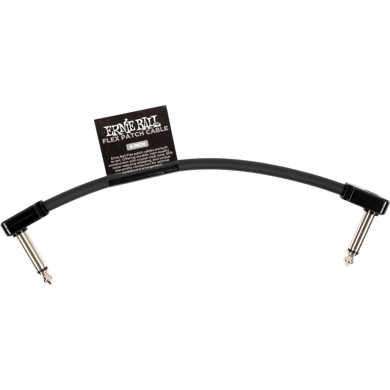Ernie Ball 6439 Flex Patch Black patchkabel 15 cm