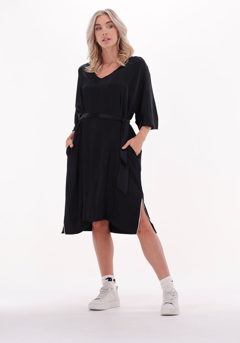 10DAYS zwarte 10days mini jurk kimono tunic