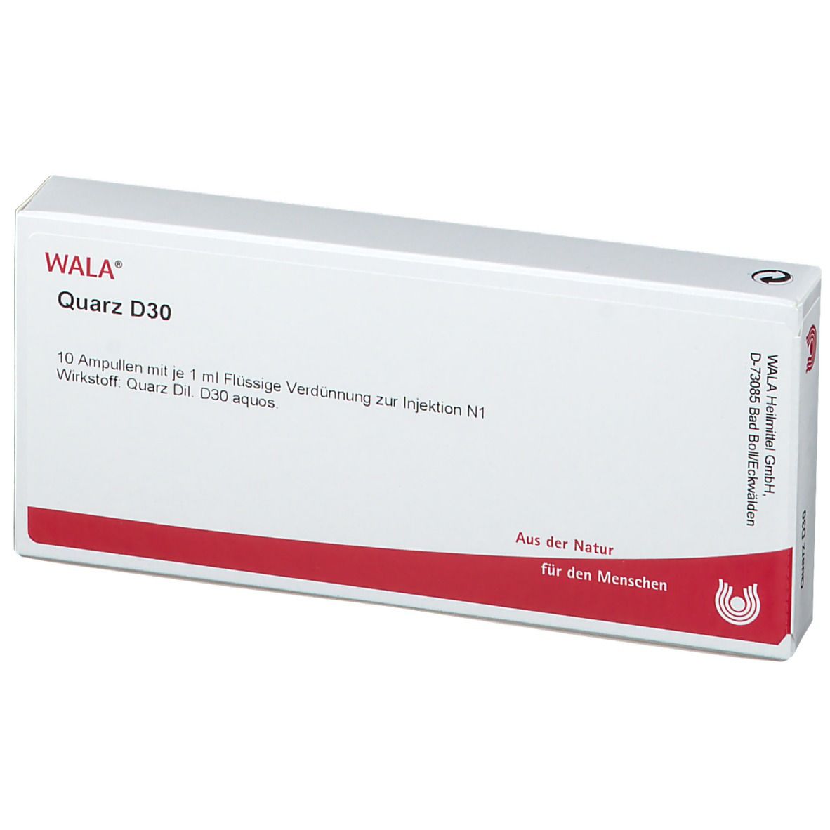 Wala® Quarz D30 Ampullen