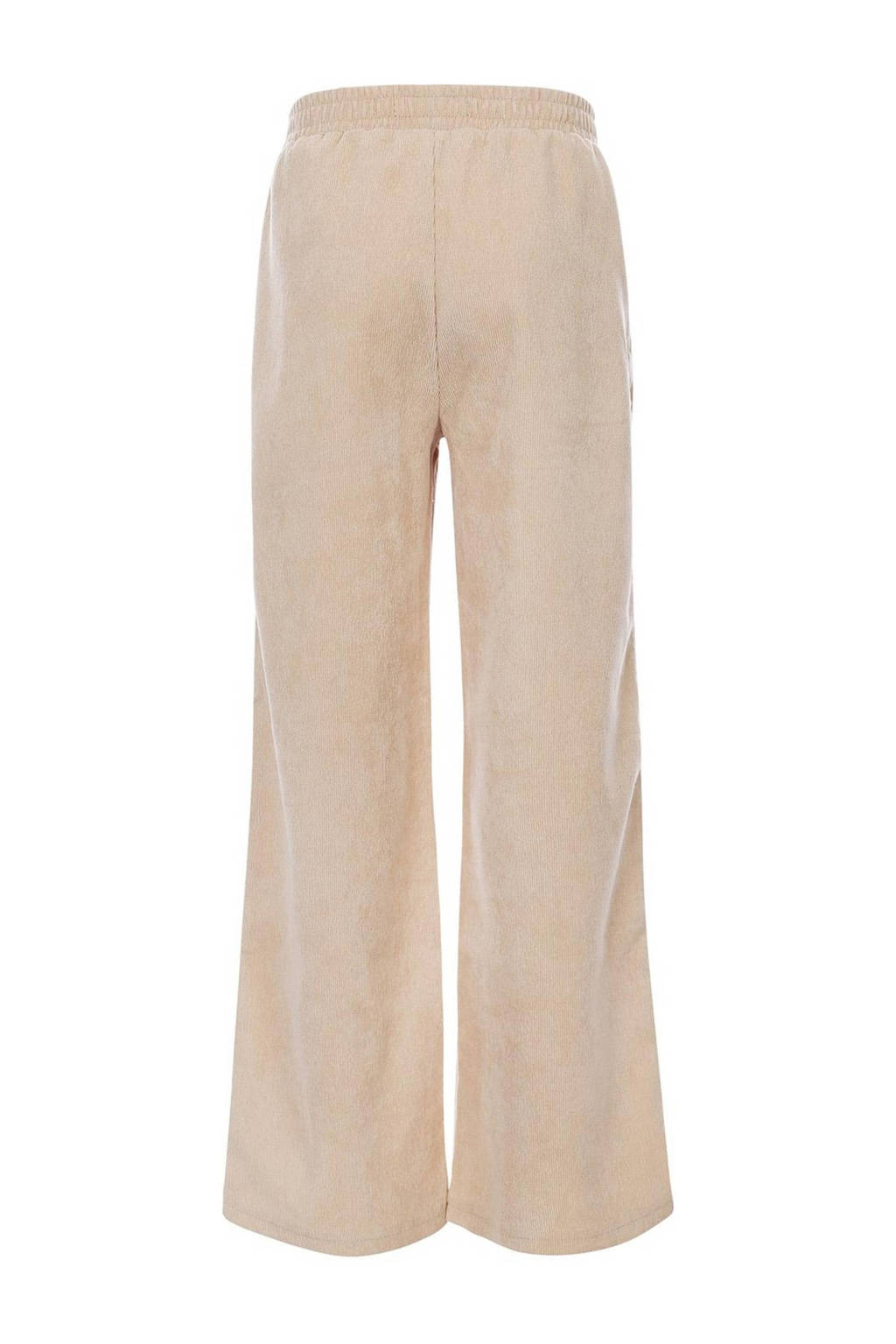 LOOXS corduroy loose fit broek beige